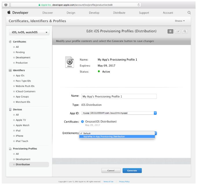 Edit iOS Provisonning Profiles